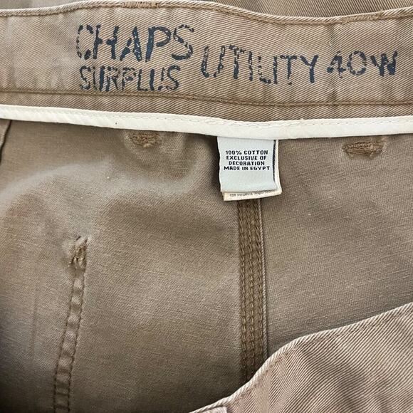 Chaps Surplus Utility Shorts 100% Cotton Size 40W - Picture 4 of 10